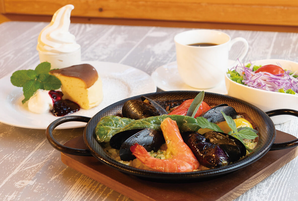 農村の恵みを満喫