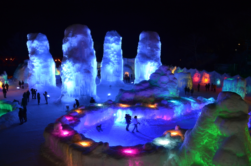 千歳･支笏湖 氷濤まつり　氷の美術館
