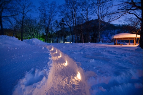 千歳･支笏湖 氷濤まつり　氷の美術館