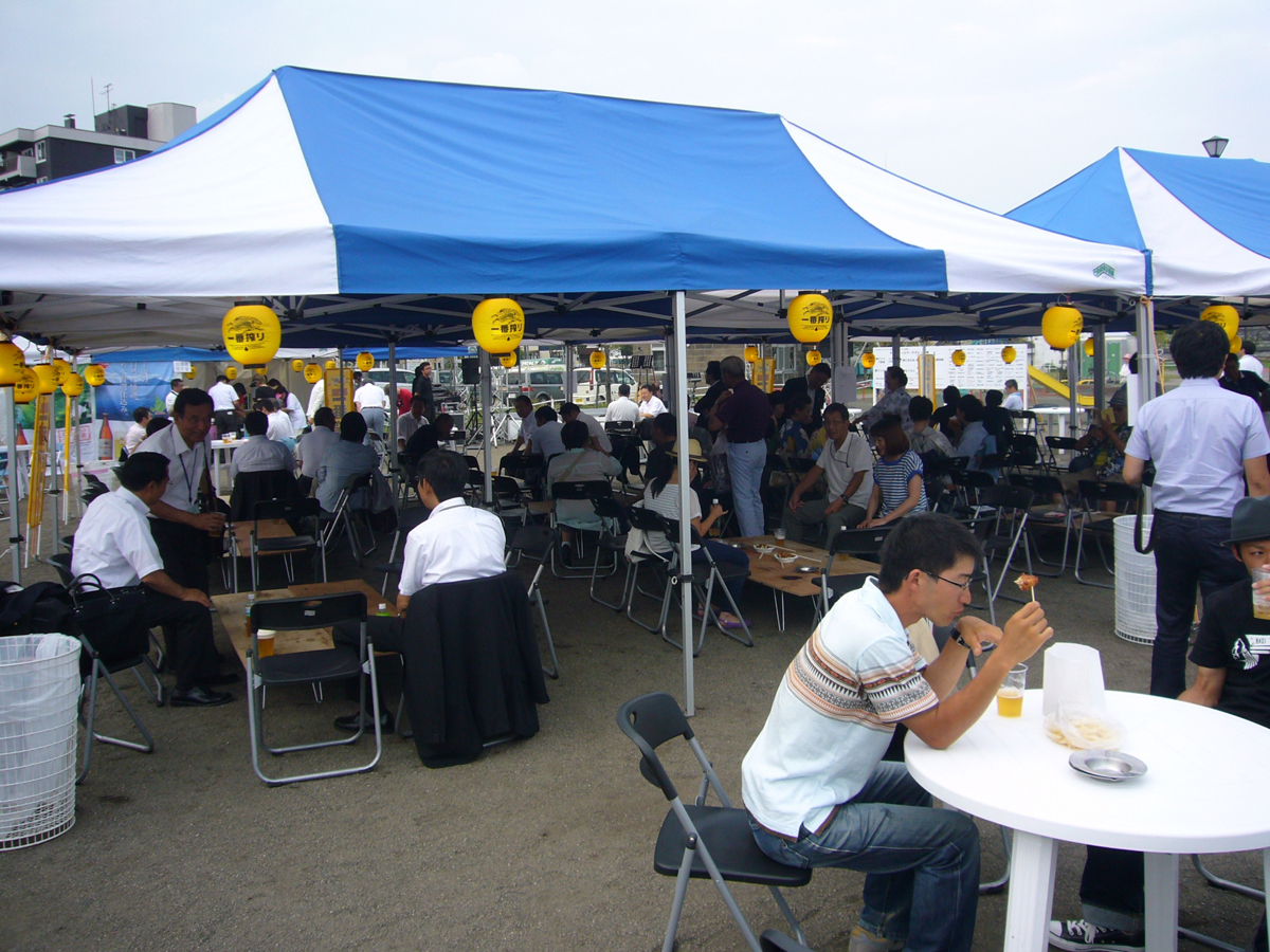 ちとせ川 ビール祭り